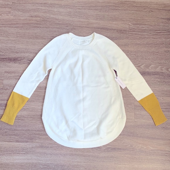 Anthropologie Rebekah Tunic Color Block Sweater - Picture 3 of 5